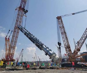 31399金沙娱场城4000吨固化土大件吊装基础顺利完工！